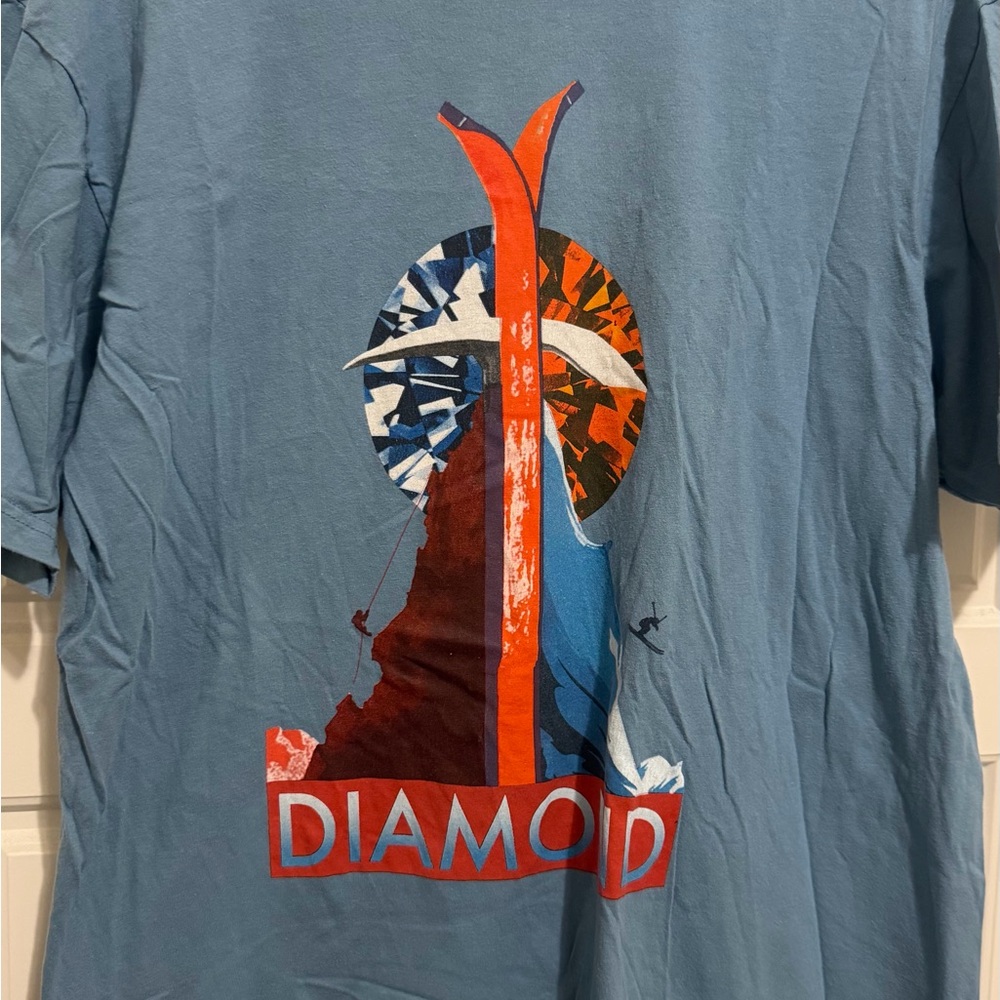 Diamond Supply Co. Blue Graphic Tee
